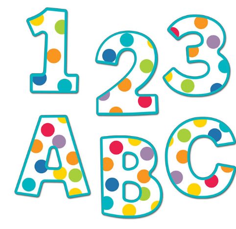 EZ LETTER: COLOR ME BRIGHTS 4"