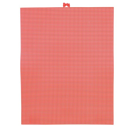 PLASTIC CANVAS 10½" x 13½" RED