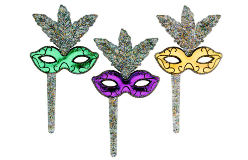 CUPCAKE PICK-MASK ASSORTED COLOR