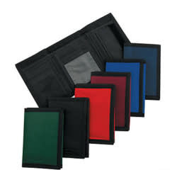 WALLET - NYLON BASIC COLORS - 12 PACK