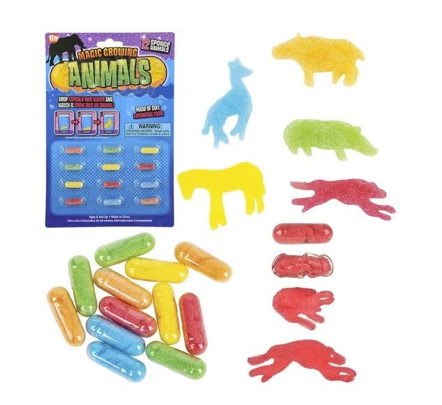 MAGIC GROWING ANIMAL CAPSULES 12 PACK