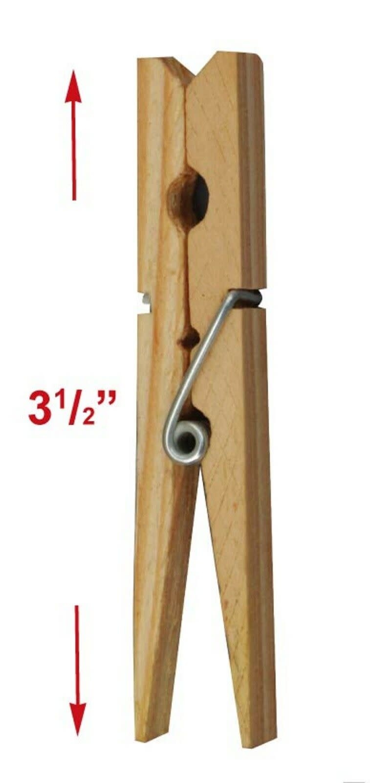 CLOTHESPINS: 3-1/3"  24 PACK