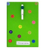 MITZVAH NOTE CLIPBOARD 12PC