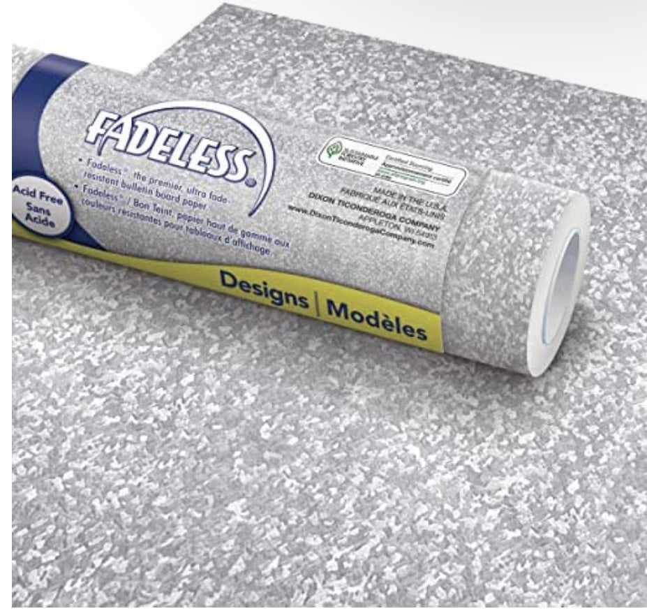 FADELESS  BACKING PAPER 48"x12&