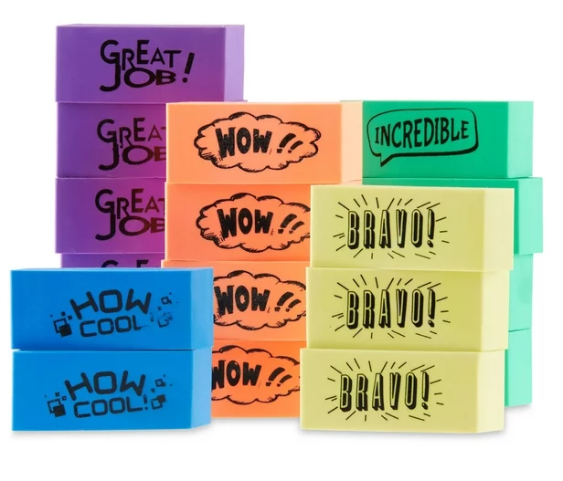 REWARD ERASERS - Container/100pcs