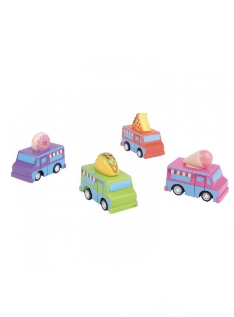 PULL BACK FOOD TRUCK - 12 PACK