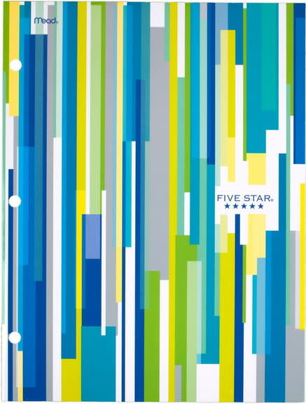 FIVE STAR 2-POCKET PAPER FOLDER ASSORTED DESIGNS