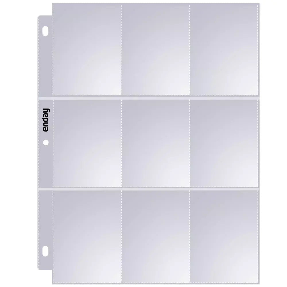 SHEET PROTECTOR - 9-POCKET TOP LOADING 10 PACK