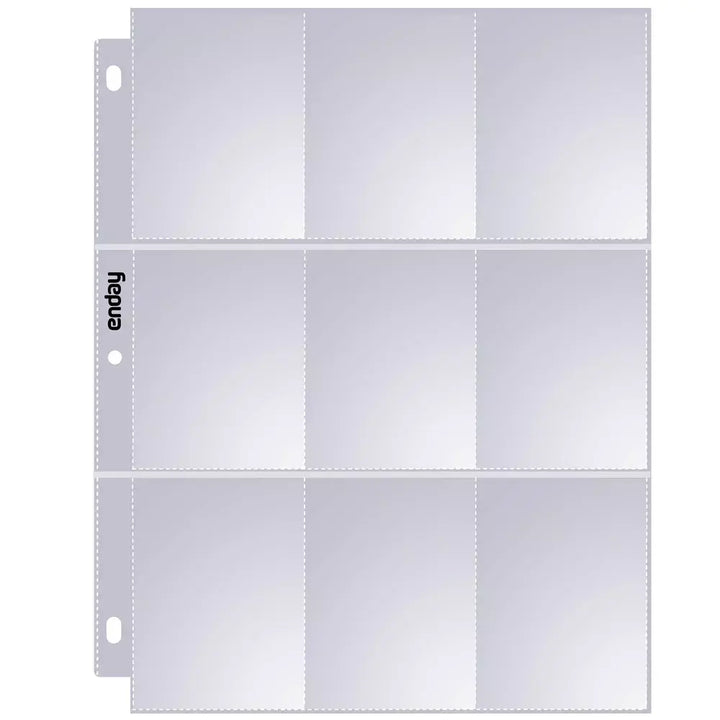 SHEET PROTECTOR - 9-POCKET TOP LOADING 10 PACK