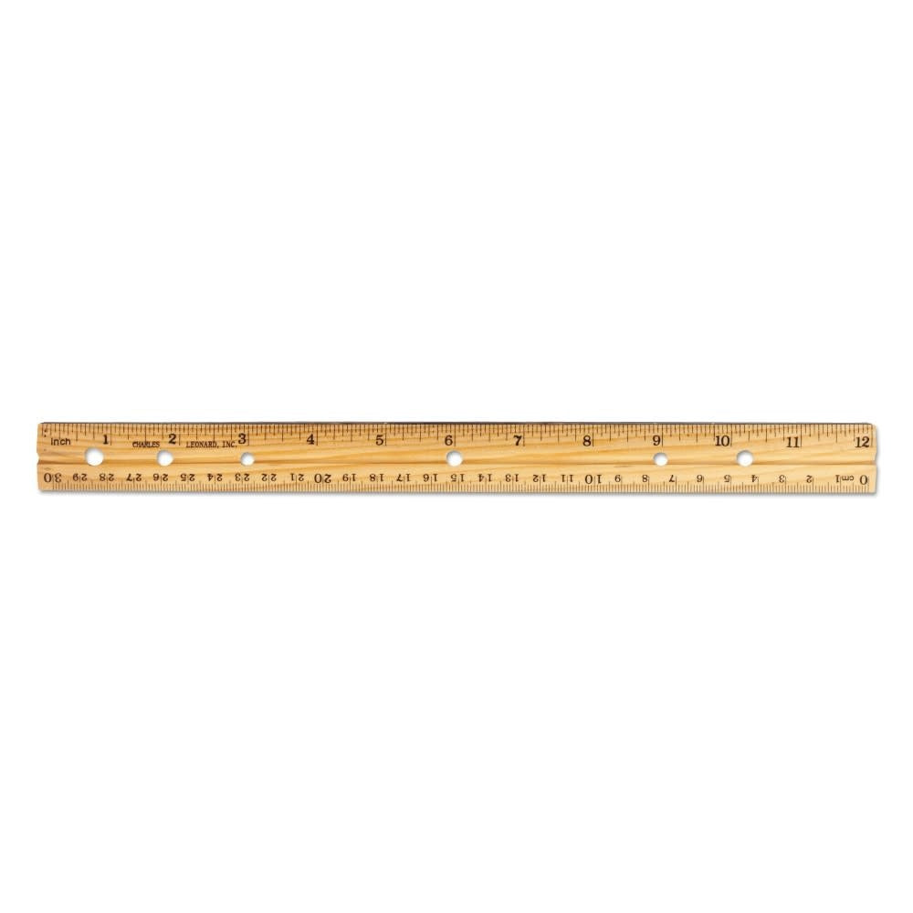 RULER  WOODEN  12"