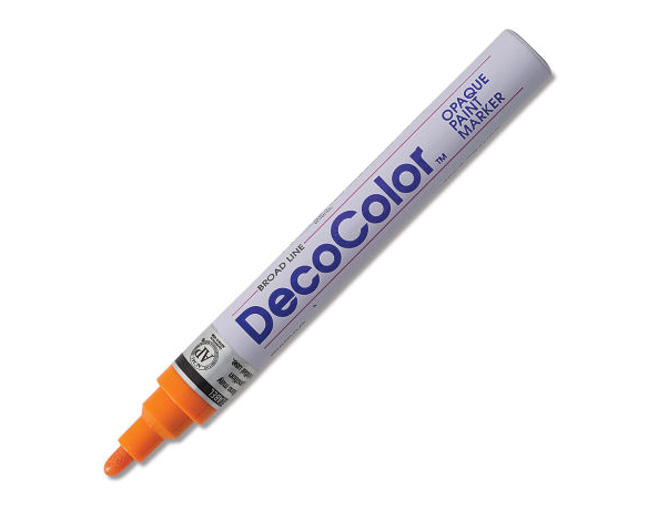 DECOCOLOR PAINT MARKER ORANGE BROAD