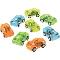 TRANSPARENT PULL BACK CAR