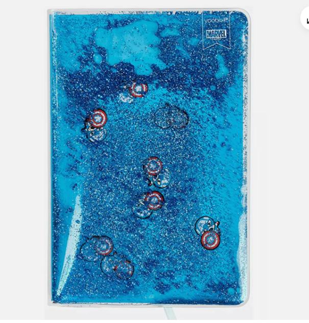 Lined Blue Hardcover Journal Liquid Cover - Creative Kids