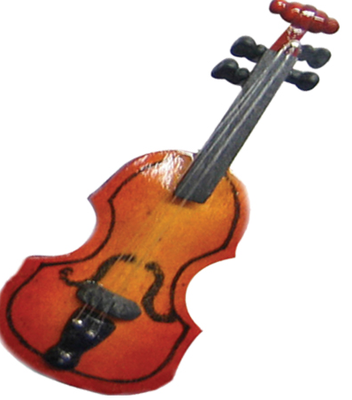 CUT OUT: VIOLIN  4" 20 PC.