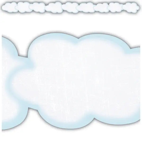 DIE CUT BORDER CLOUDS - 2 3/4"X35&