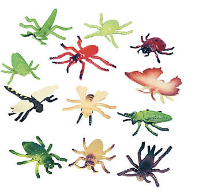 INSECTS: VINYL BUGS 48 PACK