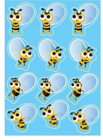 MAGNET SHEET DRY ERASE BEES