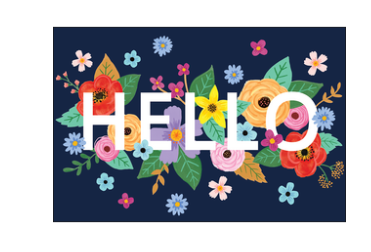 WILD FLOWER HELLO POSTCARDS 30 PACK - Creative Kids