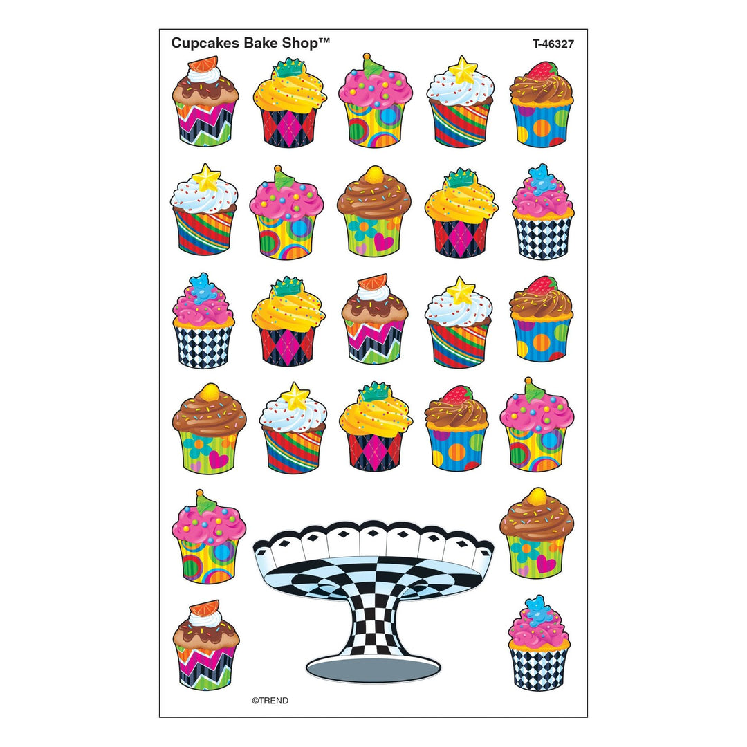 STICKERS: CUPCAKES 8 SHEETS