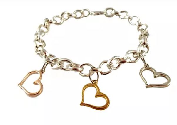 AZILA HEART CHARM BRACELET