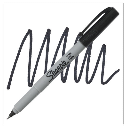 MARKER - SHARPIE ULTRA FINE  BLACK