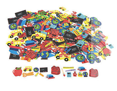 SELF-ADH FOAM: SCHOOL SHAPES - 500 PACK