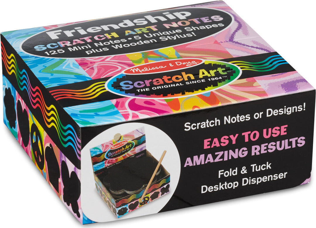 Scratch Art shaped note cards - Favorite Things