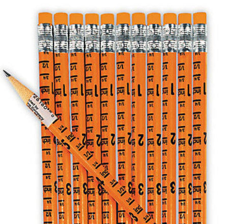 PENCIL -  RULER PRINTED