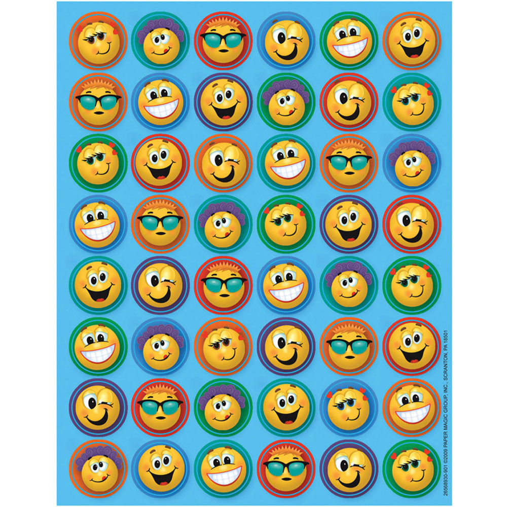 STICKERS: EMOTICONS MINI STICKERS - 192 STICKERS