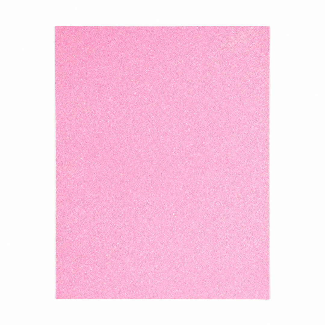 Glitter Foam Sheet 9"x12"x2mm – Pink