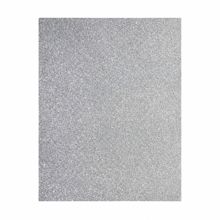 Glitter Foam Sheet 9"x12"x2mm – Silver