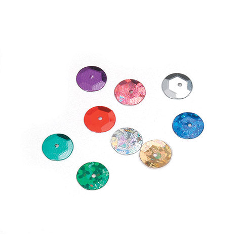 SEQUINS - 8MM - MULTI 200PC