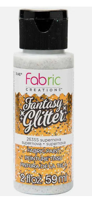 FABRIC GLITTER PAINT - 2OZ - SUPERNOVA