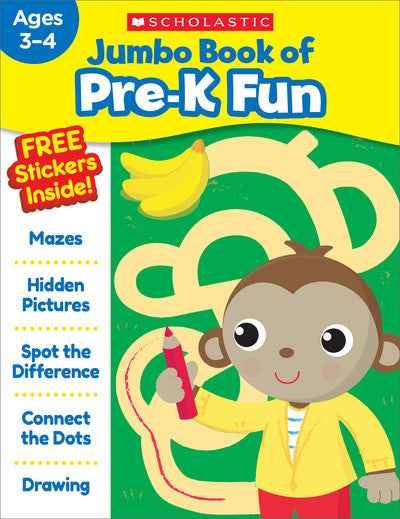 JUMBO BOOK OF PRE K FUN