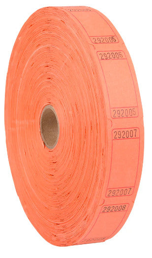 Raffle Tickets Single Blank 2000 Pack