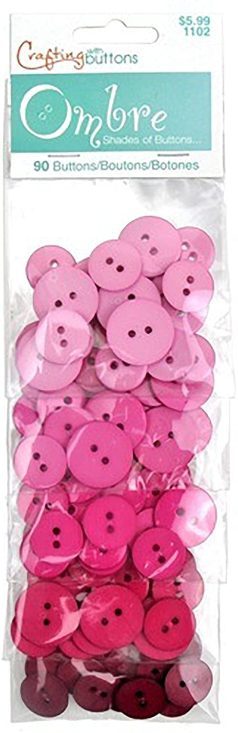 OMBRE PINK BUTTONS