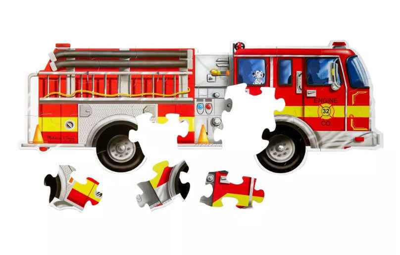 FLOOR PUZZLE: GIANT FIRE TRUCK 24PC