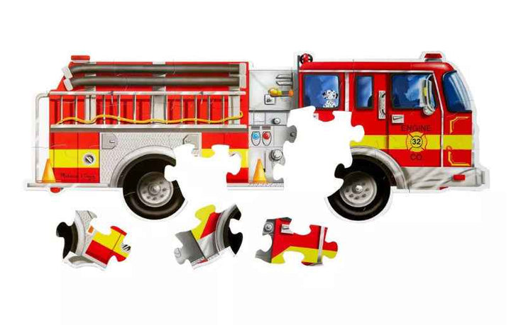 FLOOR PUZZLE: GIANT FIRE TRUCK 24PC