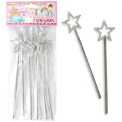 STAR WAND 8" 12 PIECES