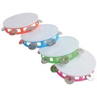 TAMBOURINE PLASTIC 5½" 12 PACK