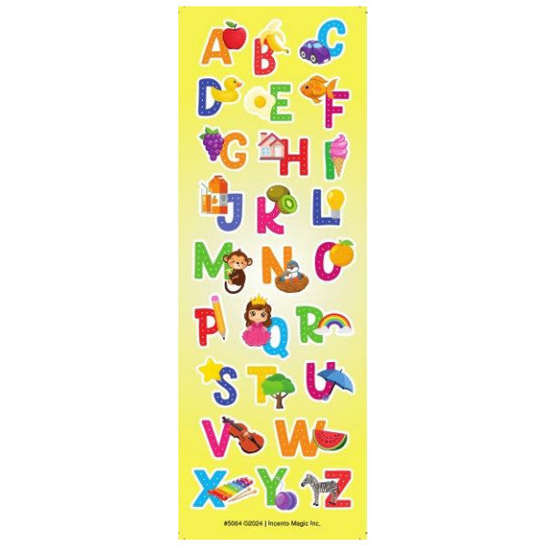 Stickers: Animated ABC Die-cut -  6 Sheets