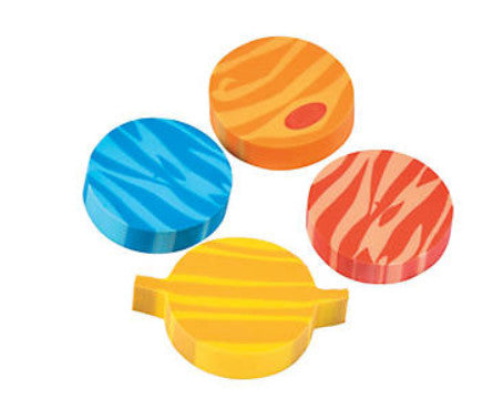 ERASERS: PLANET SHAPES 12PCS
