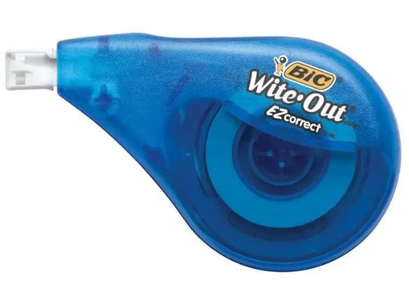 BIC WITE- OUT - CORRECTION TAPE  - 18 PACK