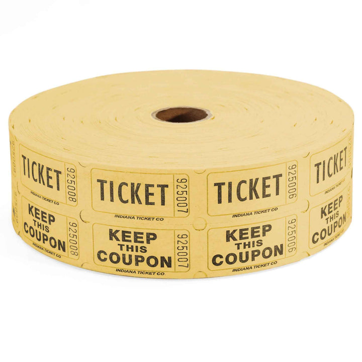 Raffle Tickets Double 2000 Pack