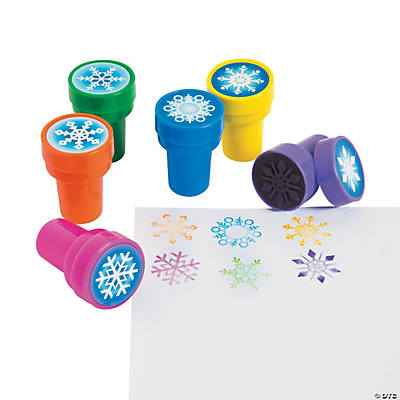 STAMP:  SNOWFLAKE - 6 PACK
