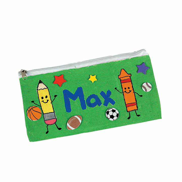 CANVAS PENCIL CASES 12/BAG