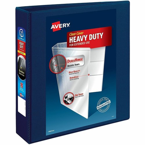 Avery 670 Sheet 3" Heavy Duty Ring View Binder Blue