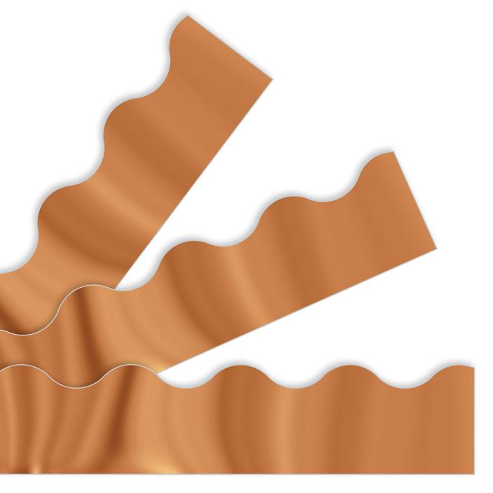 Metallic Scalloped Border 2.25"x39&