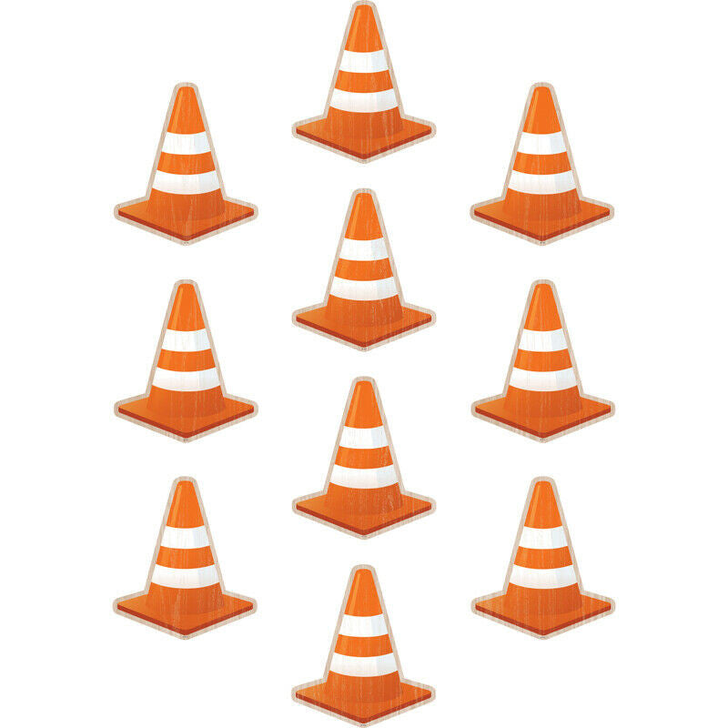 CUT OUT: CONSTRUCTION CONES 6" - 30 PACK