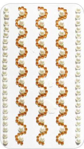 STICKER BORDER: PEARLS AND WAVE